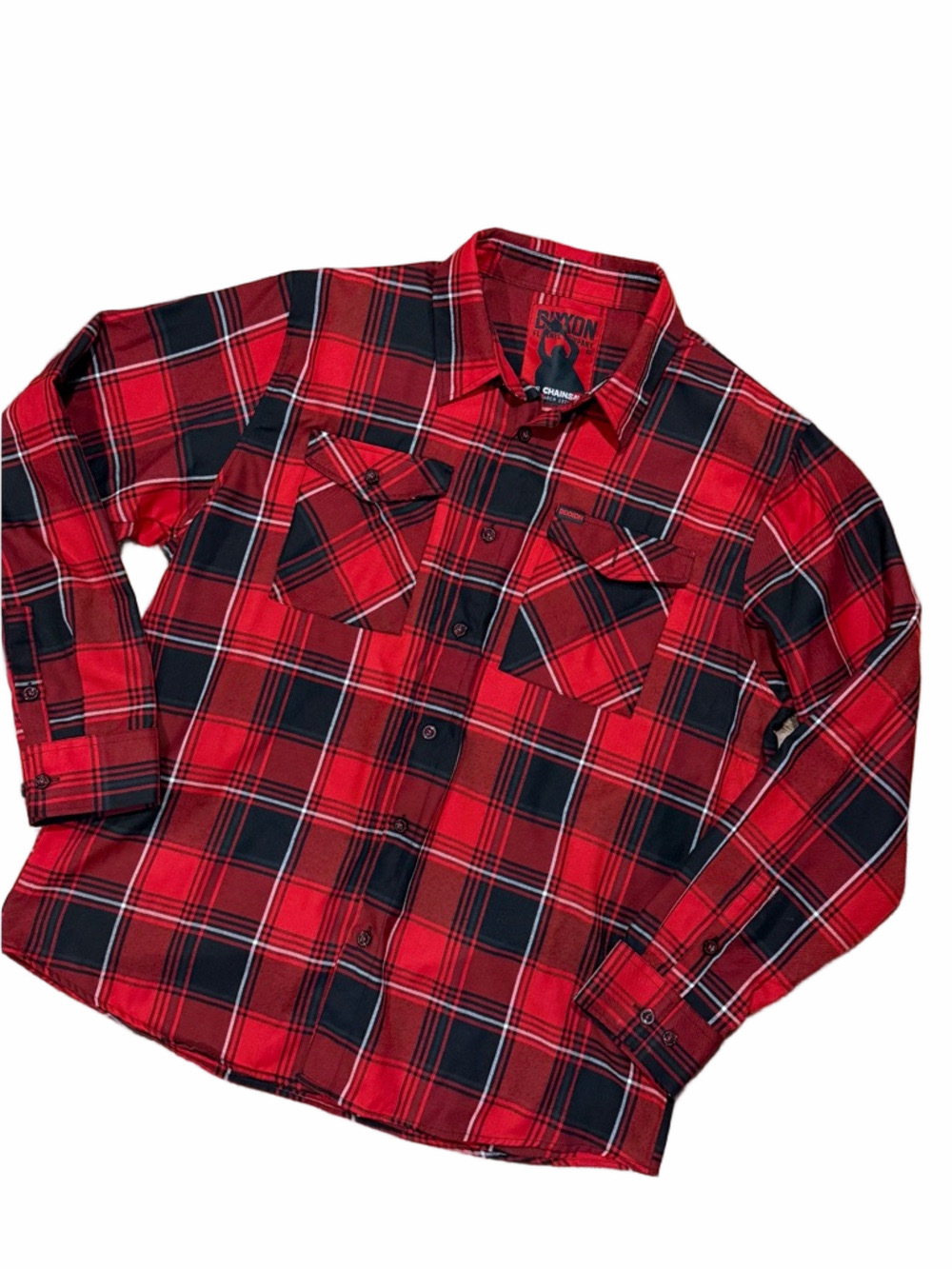 DIXXON The Chainsaw Button-Down Shirt Flannel Men’s 2X